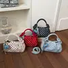 Bolsa Nuvem Plissada de Bolinhas de Alto Padrão Estilo Coreano para Mulheres, Nova Bolsa de Ombro Transversal Simples Elegante para o Verão 2026