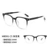 591 nuevo armazón para lentes ópticos TR90 ultraligero estilo ins armazón grande celebridad de Internet liso luz anti-azul liso venta al por mayor