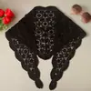 Nuevo chal estilo coreano para Primavera y Verano, elegante y moderno para dama, con diseño de flor hueca en forma de capullo, prenda exterior triangular, hermosa bufanda versátil