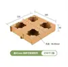 Portavasos para Llevar Base de Pulpa de Papel Desechable Empaque para Café Té con Leche Soporte para Bebidas Individual Doble Cuatro Vasos Set Comercial