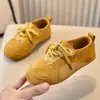 Zapatillas deportivas para niñas, nueva colección primavera/otoño 2026, zapatillas de entrenamiento alemanas de suela blanda, zapatillas casuales de cara suave para niños, zapatos versátiles estilo Forrest Gump