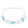 Pulseras de Venta Caliente Transfronterizas, Conchas de Estrella de Mar, Pulseras Festivas de Turquesa, Tortugas de Playa, Joyería con Temática Oceánica, Venta al por Mayor de Fábrica