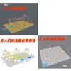 Equipamento de treinamento para drones campo prática pessoal círculo de obstáculos objeto pista de competição de drones travessia