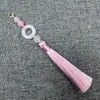Yixiangfei 8B-5 Anillo de Correr Cierre de Langosta Borla 8 Borlas Estilo Antiguo Accesorios Dinastía Han Colgante para Ropa Artesanía Decoración