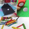 Velcro Redondo Hecho a Mano con Respaldo Adhesivo para Libro Tranquilo de Jardín de Niños Hebilla Autoadhesiva Anti-apertura Hebilla Adhesiva Fija para Cortina