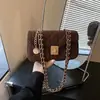 Bolso Rojo para Mujer 2026 Nuevo Estilo Bolso de Boda Otoño Retro Cadena Bandolera Pequeño Cuadrado Bolso de Boda para Novia Dama de Honor
