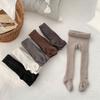 Meia-calça infantil Weimu outono e inverno leggings infantis forrados com fleece espessados estilo estrangeiro leggings de bebê