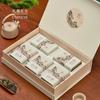 Nueva caja de regalo para empaquetar té verde de primavera, té verde Anji, té blanco, caja de empaquetado de té de media libra, lata vacía, lata impresa