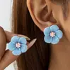 Moda Europeia e Americana em Joias Pingente Criativo de Camélia Pulseira com Contas Colar Conjunto Pequeno de Joias Estilo Feriado Transparente