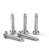 Tornillos Autorroscantes de Hierro Niquelado Cabeza de Cruz Pan Head Tornillos de Cabeza Redonda Accesorios de Ferretería para Carcasas de Electrodomésticos