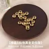 Cobre banhado a ouro 18k pulseira e colar DIY materiais de miçangas artesanais fecho em U fecho de ponta conta de posicionamento fecho acessórios