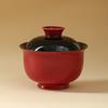 Cerámica Roja de la Ciudad Prohibida Hogareña Sancai Bol con Tapa, No Caliente al Tacto, Nuevo Estilo Chino 2025 Individual de Alto Nivel Juego de Té Tazón de Té