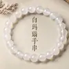 Venda Direta de Fábrica 2025 Rizhao Jinshan Pedra Olho de Tigre Cristal Amarelo Ágata de Círculo Duplo Pulseira de Contas para Mulheres Cristal Rosa