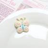 Accesorios Acrílicos de Mariposa DIY Horquilla de Gel Crema Accesorios para el Cabello Calcomanía Decorativa Zapatos con Agujeros Flor Parche Carcasa para Teléfono Móvil