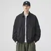 Design de Moda Retrô Simples Estilo Americano Jaqueta Solta Masculina Marca Trendy Nova High Street Urbana Casual Versátil Jaqueta