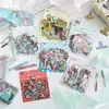 Papel Couché Poesía de Azúcar Paquete de Pegatinas de Cartulina Dura Cosas Lindas Tienda General Artículos Pequeños de la Vida Patrón Material para Diario Pegatinas Decorativas
