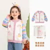 Cárdigan de Punto de Algodón Puro Kaka Panda Ropa Infantil Suéter Abrigo Infantil Ropa de Otoño para Niñas Top de Otoño para Bebé