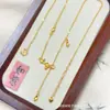 Tienda de Oro Mismo Estilo Set de Collares de Moda Chapados en Oro, Elegante Collar Brújula de Ocho Tesoros, Cadena Larga para Suéter Disco de Calabaza, Estilo Chino Versátil para Mujeres