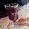 Taza de Vidrio Gruesa para Café Irlandés con Asa Taza para Bebida Fría Jugo Postre Taza para Helado Copa de Vino Tinto