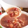 Gachas de Ocho Tesoros con Longan y Semillas de Loto 360g*12 Latas Caja Completa Gachas de Ocho Tesoros con Xilitol Gachas Instantáneas Nutritivas en Lata