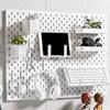 Tablero Perforado Extra Grande Estante de Almacenamiento sin Taladro Accesorios Pared de Cocina Tablero Colgante sin Clavos Solución de Almacenamiento para Pared de Baño