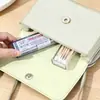 Caja de Almacenamiento, Compartimento Pequeño de Almacenamiento, Caja Portátil para Bastoncillos de Algodón, Caja para Hilo Dental, Almacenamiento de Artículos Pequeños, Caja Organizadora a Prueba de Polvo para Bastoncillos de Algodón