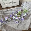 Boda Estilo Coreano con Plantas Verdes Frescas, Decoración de Ramo de Flores Atado a Mano de Graduación, Arreglo Floral, Decoración de Flores Artificiales Estilo Jardín Monet Estilo Bosque