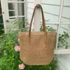 Bolsa de Palha Grande Capacidade para Mulheres 2026 Nova Elegante Bolsa de Ombro para o Dia a Dia Bolsa Tote de Palha para Praia
