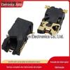 PJ-3598 conector de fone de ouvido oblíquo 3,5 mm plug frontal 3,5 e adesivo traseiro base fêmea para fone de ouvido banhada a ouro base fêmea de áudio