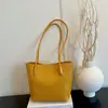Bolsa Tote Casual Popular Tendência Moda Simples Grande Capacidade Ombro Único Axila Tecido Trama Cor Sólida Outono 2026