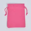 2026 Novas Sacolas de Linho com Cordão Decoração para Festas de Casamento Sacolas de Presente Bolsas de Linho com Cordão Sacolas para Embalagem de Brinquedos
