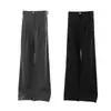 Jia Yi Ku 2026 Nuevos Pantalones de Traje Plisados con Caída Estilo Coreano, Estilo Old Money, Pantalones Cool Yamamoto, Pantalones Casuales Sueltos