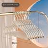 Estilo Ins Coração Feminino Cabide de Roupa Pet Transparente com Glitter Pó Dourado Cristal Cabide Acrílico Imitado Rack para Calças para Loja de Roupas