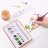 Deli 5Deli 73862-12 Color 5ml Juego de Pinturas Gouache Acuarela para Principiantes y Niños 24