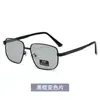 Nuevas gafas de sol polarizadas de doble puente de moda europea y americana, elegantes gafas de sol metálicas para deportes al aire libre para hombre, venta al por mayor desde el fabricante