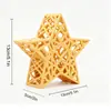 MM3D004-017 Ornamento de castiçal luminoso do Oriente Médio transfronteiriço, luz de velas em tons quentes, cria um ambiente atmosférico, decoração de mesa
