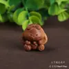 Madeira de Pessegueiro Coruja Fofa Curativa Acessórios para Escultura em Madeira DIY Bolsa da Sorte Bolsa de Tecelagem Pingente de Chaveiro Fio com Contas Acessórios de Brincadeiras Culturais