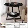 Mesa de centro para sala de estar, mesa auxiliar móvil para sofá, diseño simple y moderno, adecuada para apartamentos de alquiler, mesa mini estilo nórdico, ideal para espacios pequeños