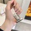 La Correa de Metal y Cuero Estilo Kt es Adecuada para Apple Watch iWatch Décima Tercera Generación 11/10Ultrase