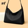 Nova Bolsa Tiracolo Tote de Grande Capacidade de Alta Qualidade, Bolsa Feminina de Couro Bovino de Primeira Camada, Luxo Leve, Fashion, Simples e Versátil Bolsa de Ombro