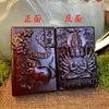 Encendedor de Juguete de Relieve de Doble Cara de Palo de Rosa Queroseno Antiguo Retro Viento Creativo para Hombre