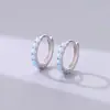 Pendientes Exquisitos de Ópalo Ins Estilo Coreano Plata de Ley 925 de Gama Alta Brazaletes de Oreja de Ópalo Fantasía Para Dormir Sin Quitarse Aro de Oreja Personalizado
