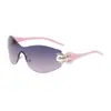 [Personalizado] Gafas de Sol Antiviento de una Pieza sin Marco para Mujer Gafas Milenio Y2K Gafas de Sol Deportivas de Ciclismo a la Moda Protección Solar