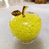 Manualidades de Manzana Navideña 24K Oficina en Casa Dinero de la Suerte Shuang Dan Regalos de Negocios Adornos de Manzana de Pan de Oro
