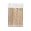 Nuevos Bastoncillos de Algodón para Extensiones de Pestañas Modelo Transfronterizo con Puntas Pequeñas, Bastoncillos de Algodón Afilados de Madera para Bordar, Bastoncillos de Algodón para Limpieza de Maquillaje