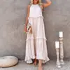 2023 novo verão roupas femininas Novo elegante saia longa estilo vassoura saia bolo saia vestido