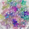 Uv pétalos coloridos tienda hecha a mano diy accesorios para el cabello antiguos pasador cuentas accesorios de joyería material pulsera pulsera