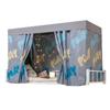 Cortina Gruesa para Cama de Dormitorio con Bloqueo de Luz Fuerte para Litera Superior, Cortina para Litera de Estudiante Universitario, Cortina Divisoria, Cortina de Ventana, Cubierta para Debajo del Escritorio