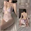 Lencería de Encaje Nueva para Mujer 2026, Entrepierna Abierta, Fácil de Quitar, Hebilla Frontal Body Sexy