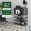 Gabinete de Revista abatible estilo tronco Gabinete lateral para sala de estar Estante de almacenamiento estilo japonés Librero Gabinete tipo cubo Almacenamiento para el hogar Gabinete de almacenamiento nórdico